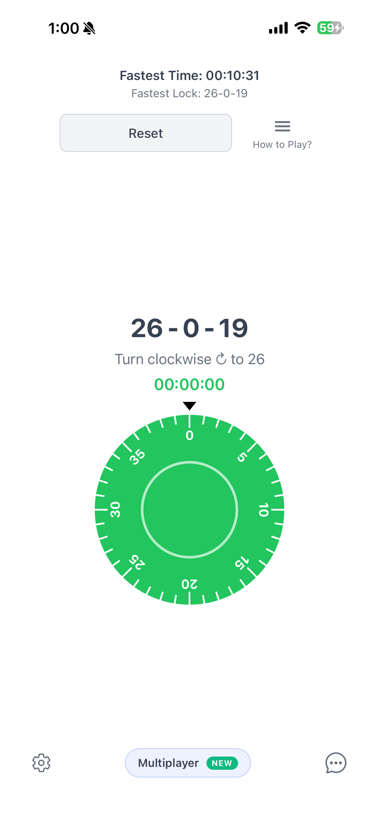 Practice Lock screenshot